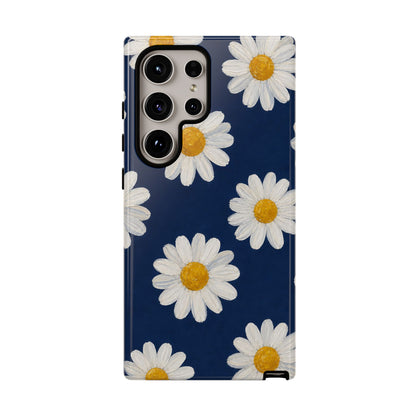Navy Daisy Tough Case