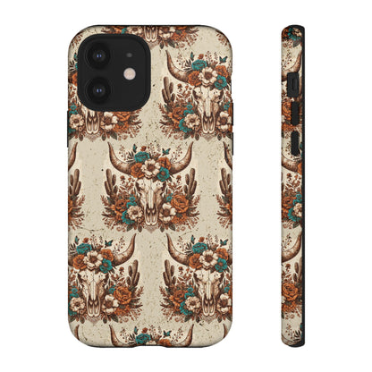Boho Bull Skull Tough Case