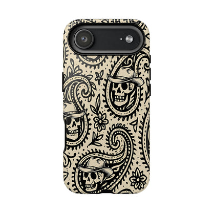 Cowboy Skull Paisley Tough Case