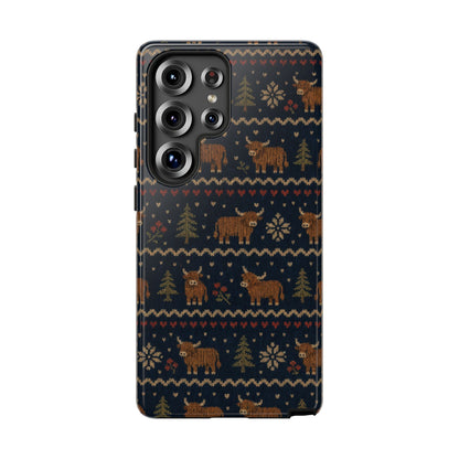 Highland Cow Sweater Tough Case