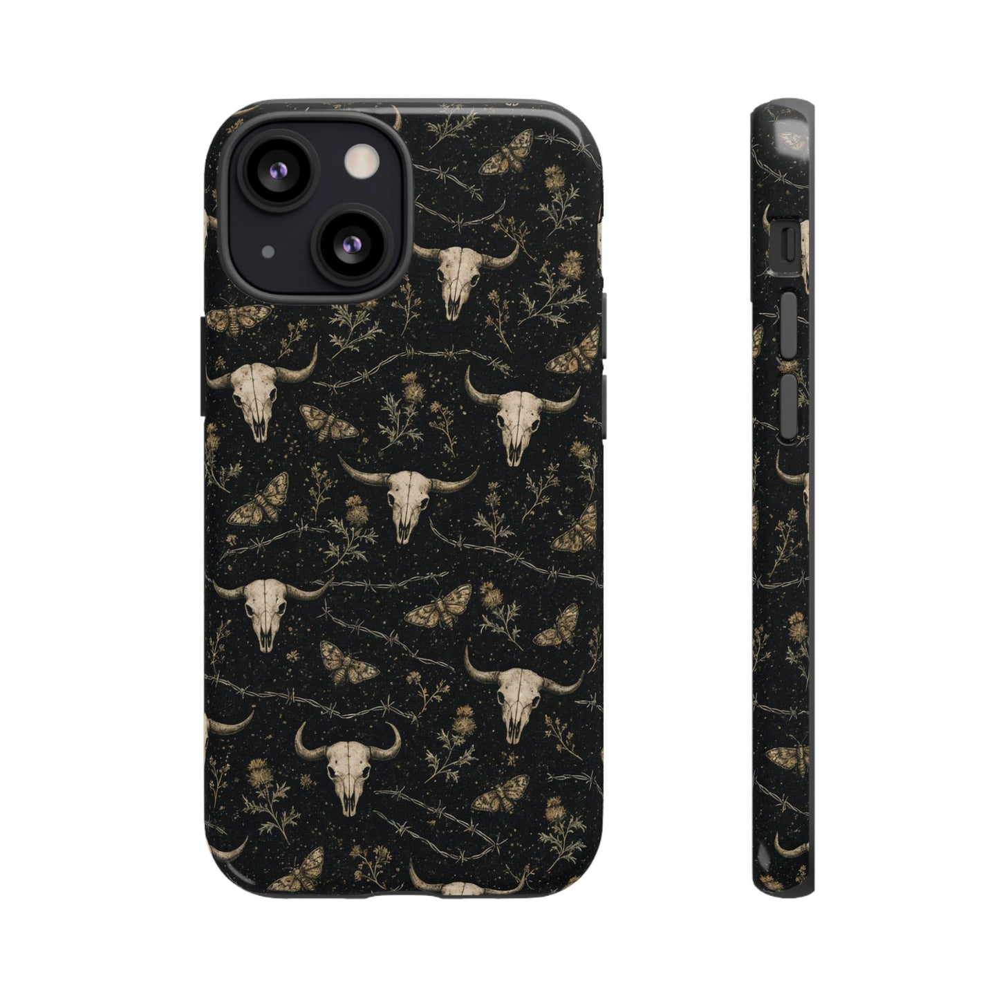 Bull Skull Barbwire Tough Case