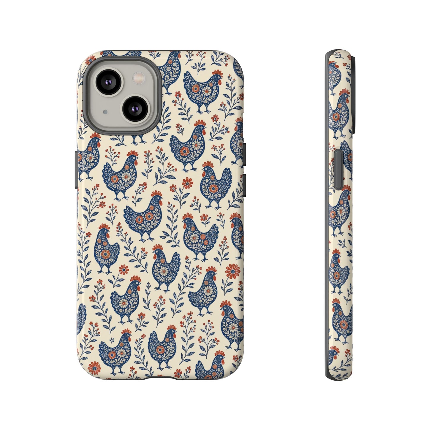 Folk Hens Tough Case
