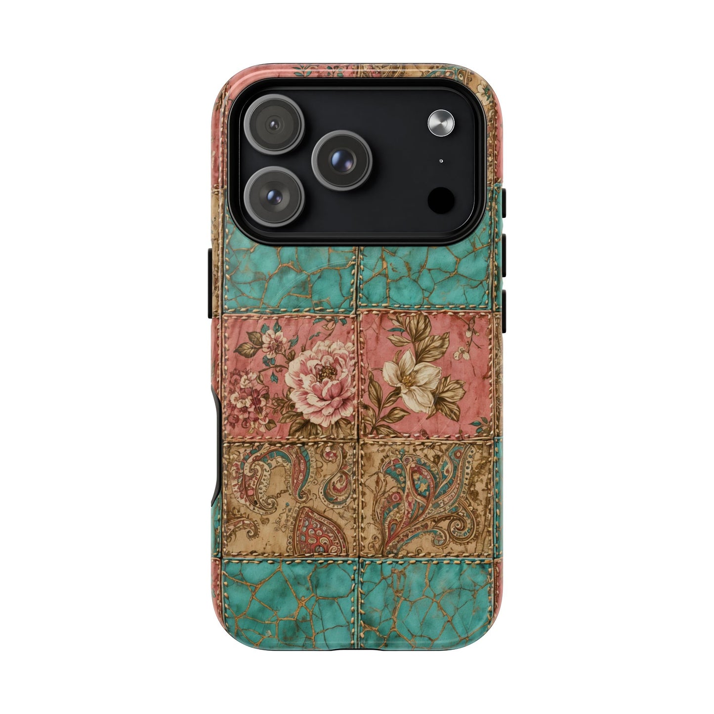 Turquoise Paisley Magnetic Case