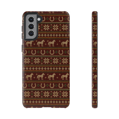 Fair Isle Horses Tough Case