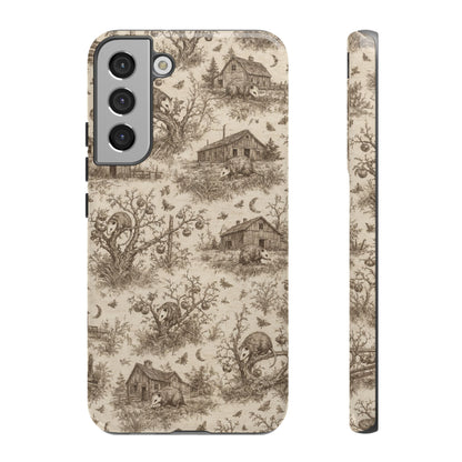 Opossum Toile Tough Case