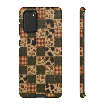 Autumn Plaid Patchwork Tough Case