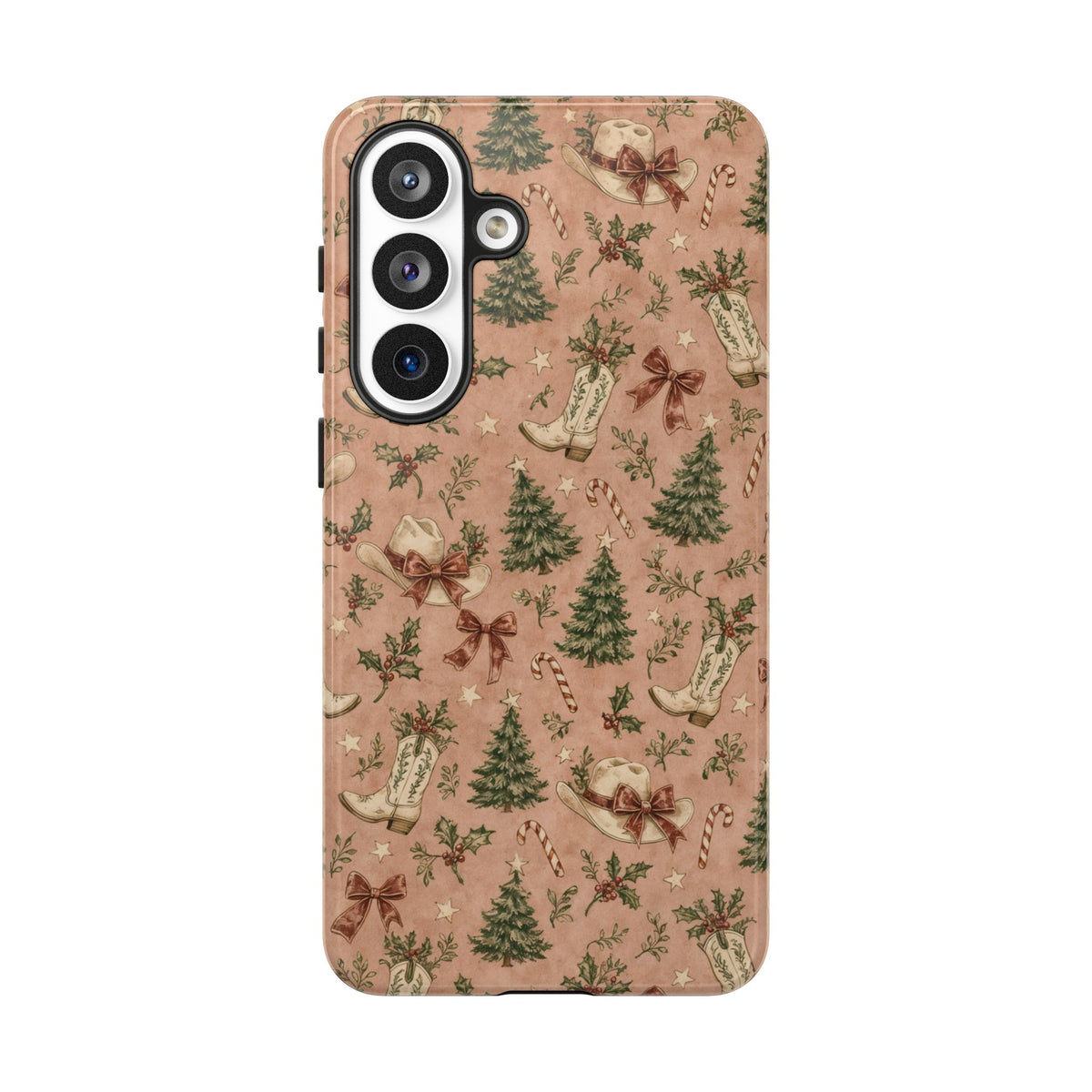 Pink Cowgirl Christmas Tough Case