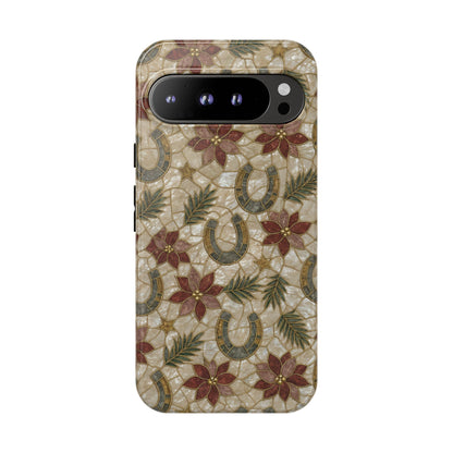 Pearl Horseshoe Poinsettia Tough Case