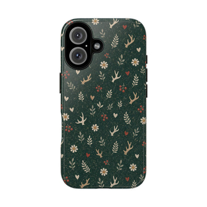 Antler Daisies Evergreen Tough Case
