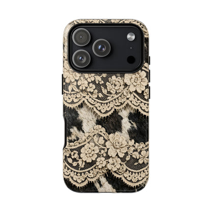 Cowhide Lace Tough Case