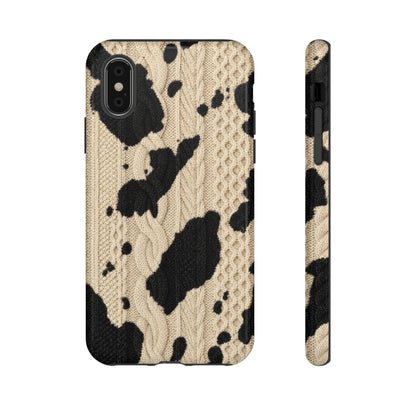 Cable Knit Cowhide Tough Case