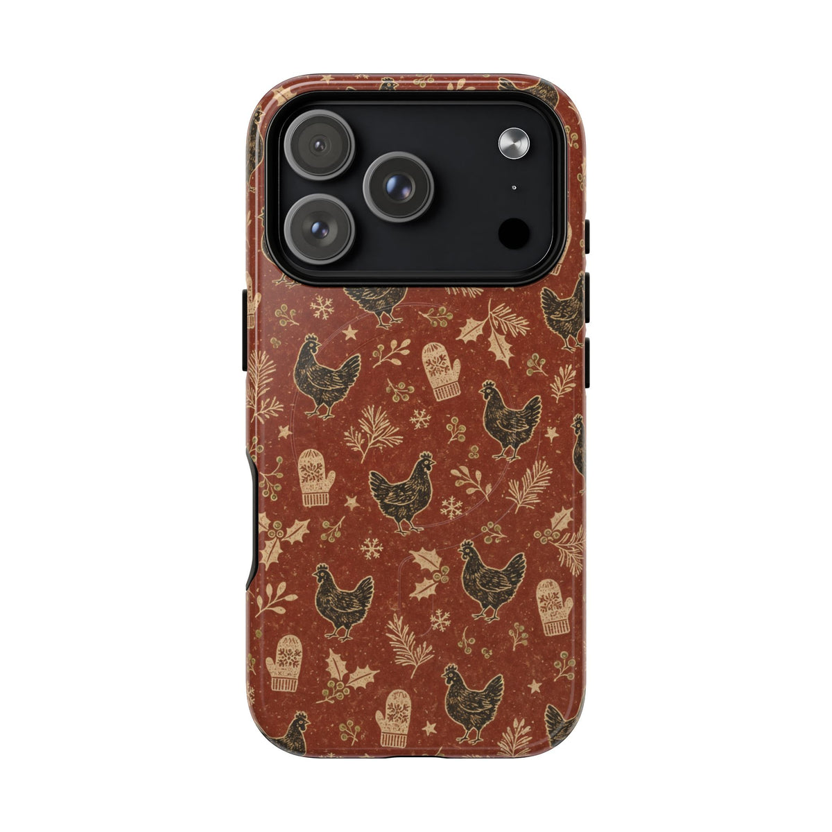 Christmas Hens Magnetic Case