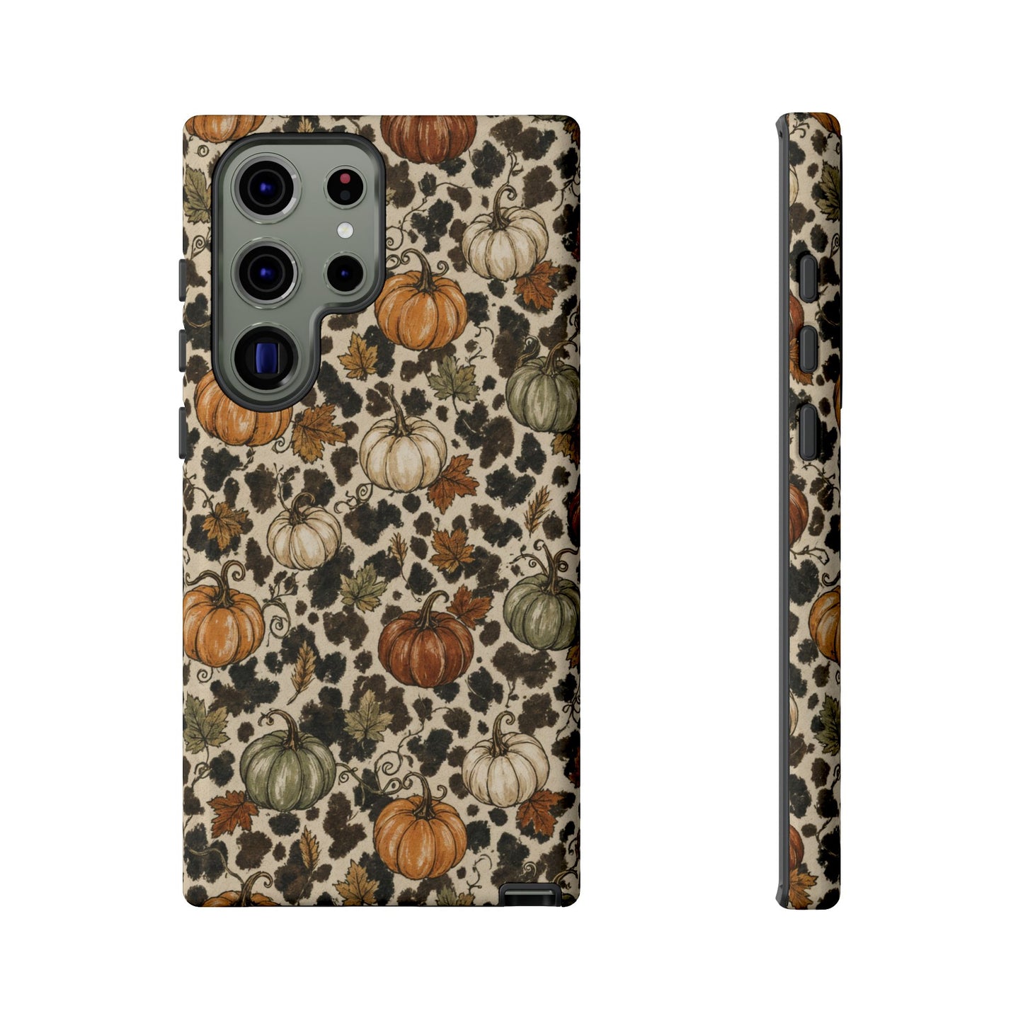 Cowhide Pumpkin Patch Tough Case