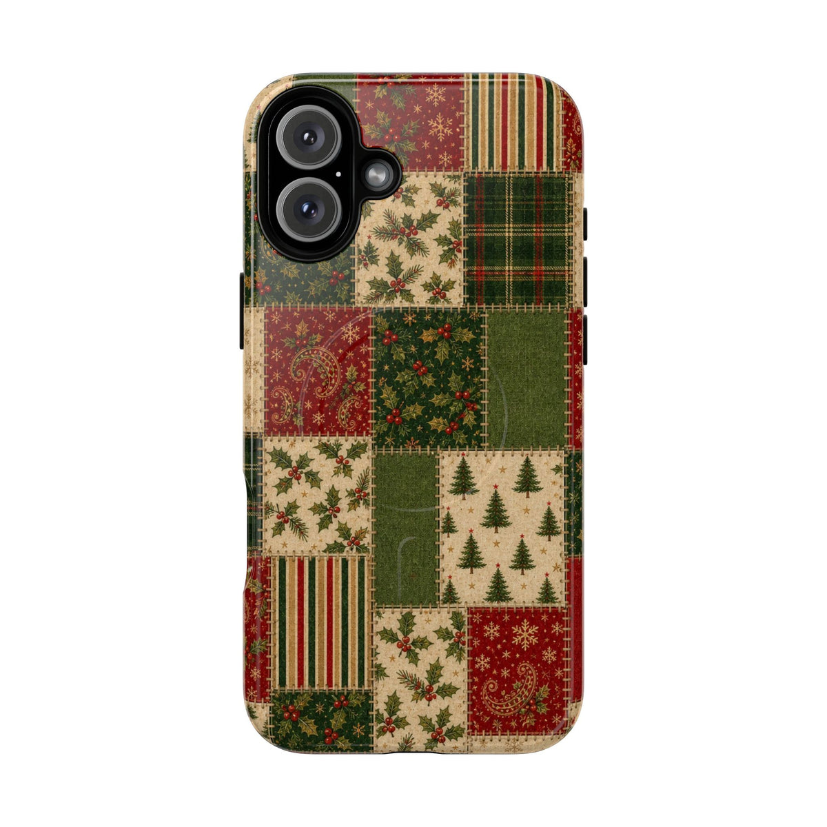 Holiday Patchwork Magnetic Case