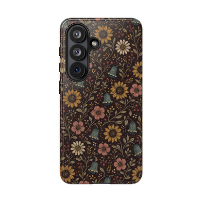 Plum Folk Floral Tough Case