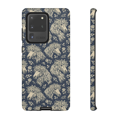 Floral Horses Tough Case