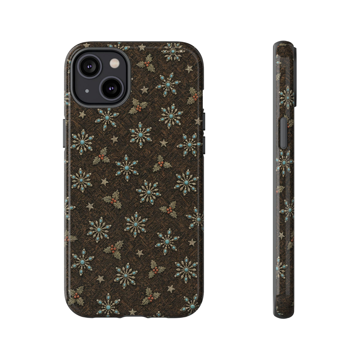 Squash Blossom Snowflakes Tough Case