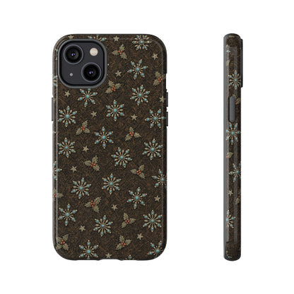 Squash Blossom Snowflakes Tough Case