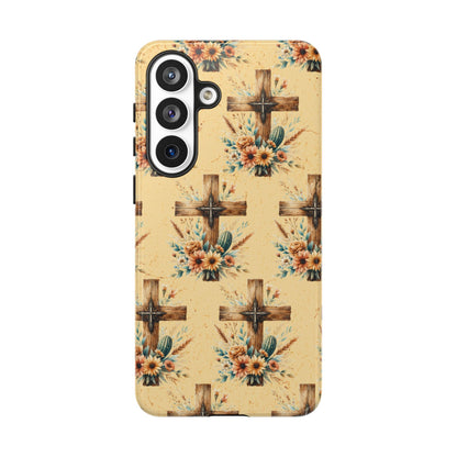 Floral Crosses Tough Case