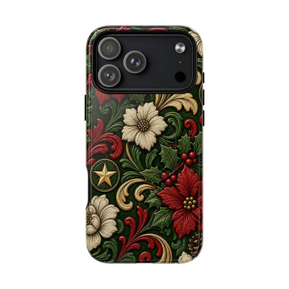 Tooled Christmas Stars Magnetic Case