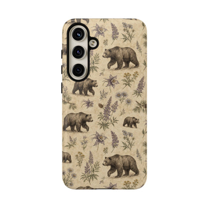 Floral Bear Tough Case