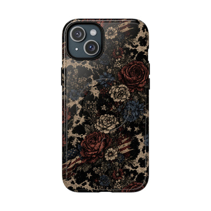 USA Cowhide Bloom Magnetic Case