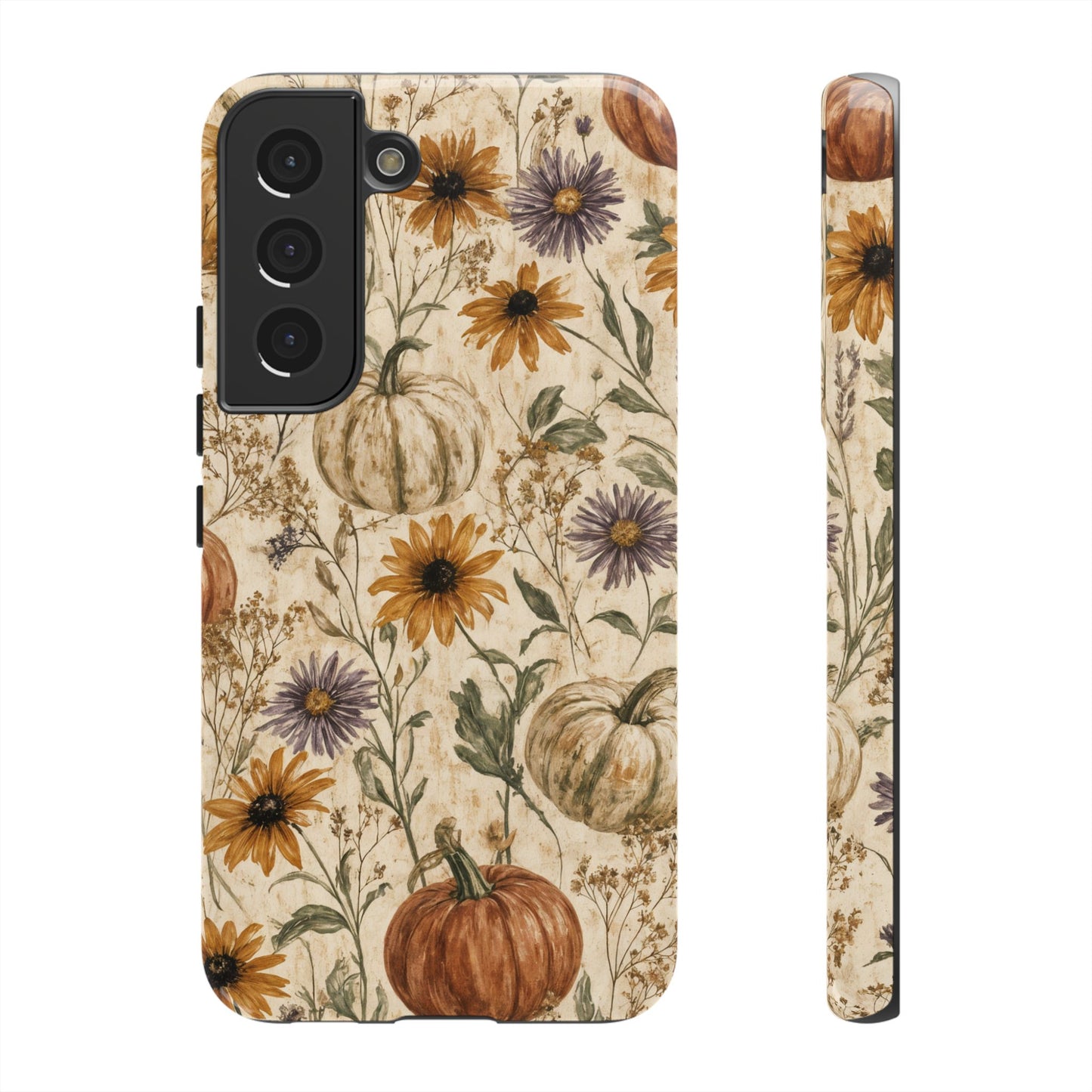 Pumpkin Wildflower Tough Case