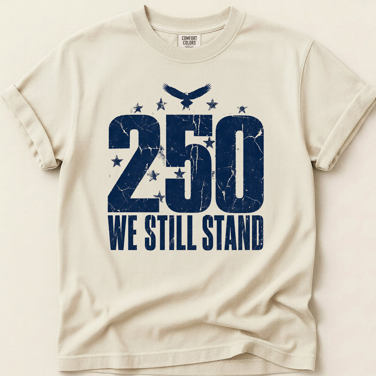 250 We Still Stand T-shirt on Ivory