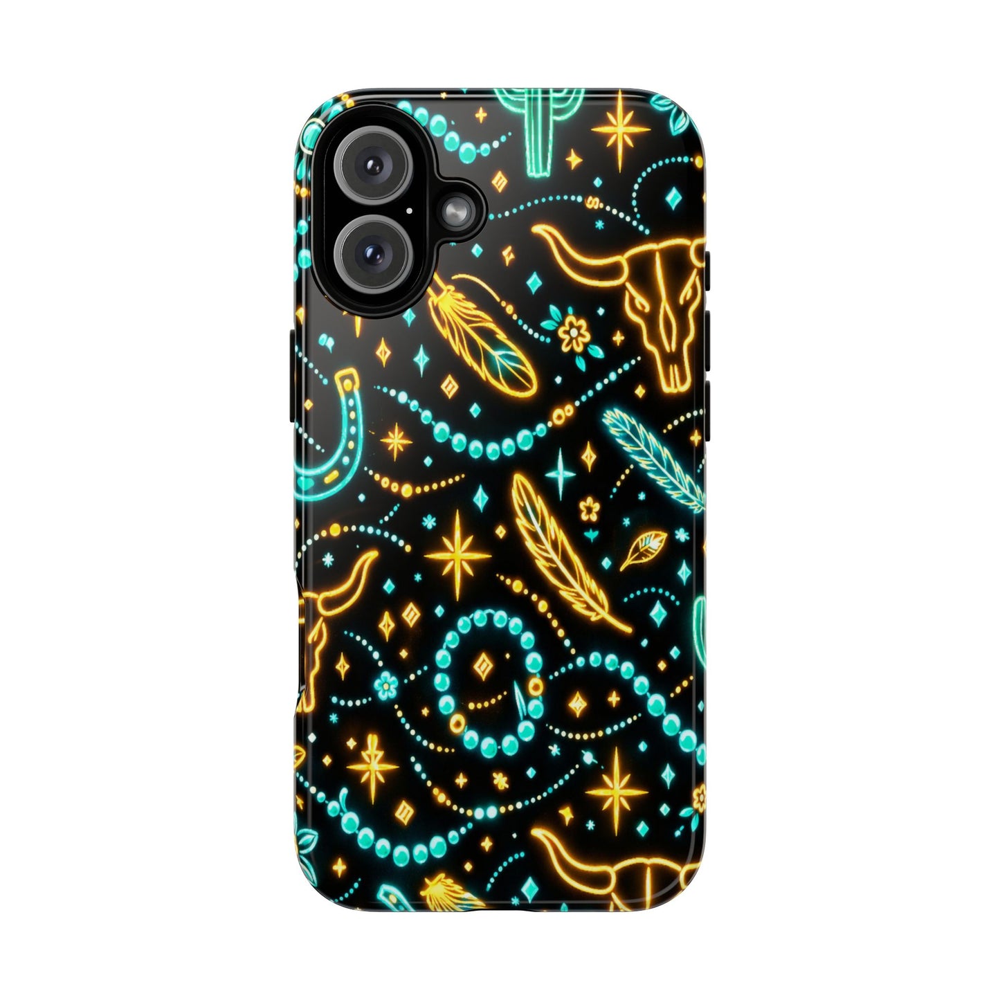 Neon Turquoise Tough Case