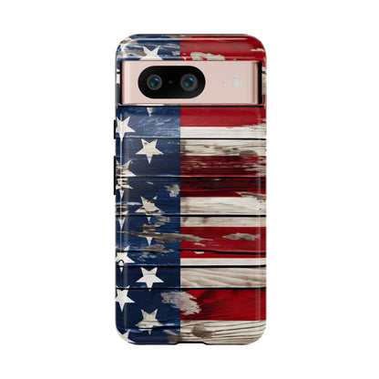 Wood Stars Stripes Tough Case