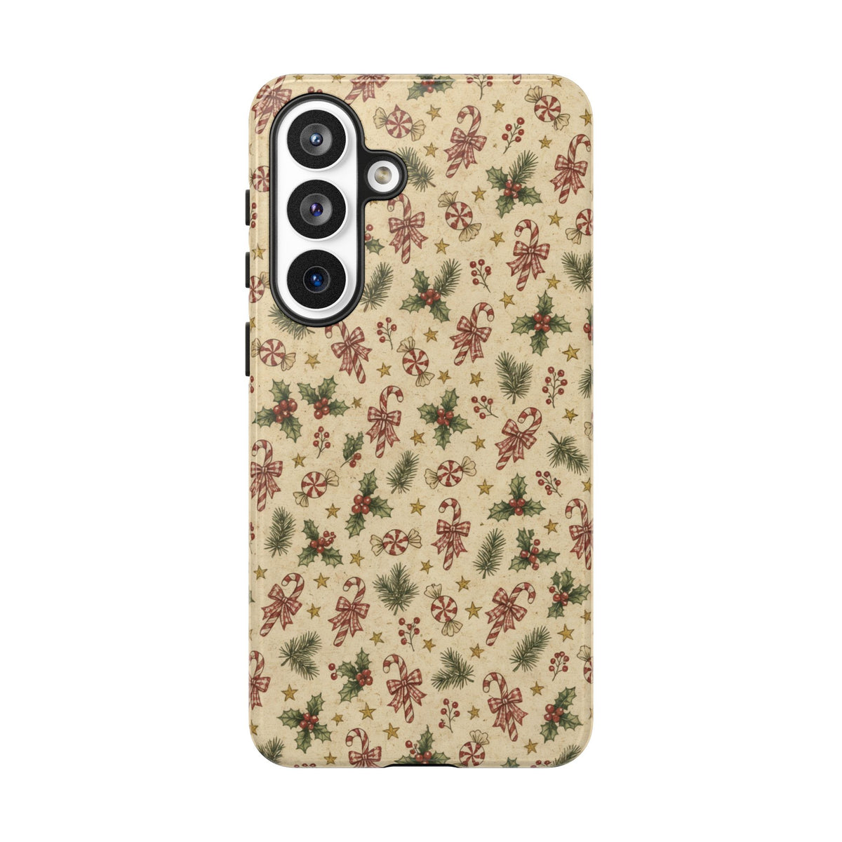 Candy Cane Gingham Tough Case