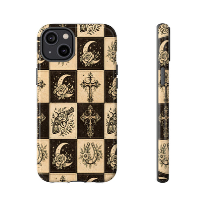 Western Patchwork Icons Tough Case