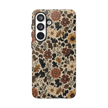Autumn Cowhide Bloom Tough Case