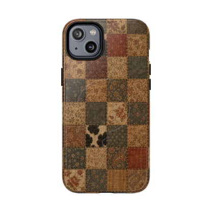 Rustic Patchwork Magnetic Case
