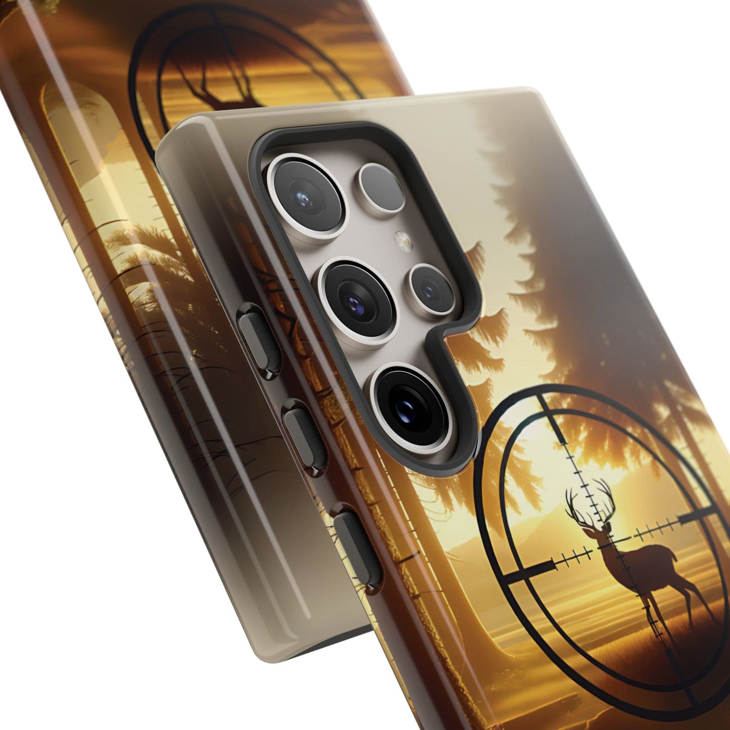Golden Crosshairs Deer Phone Case