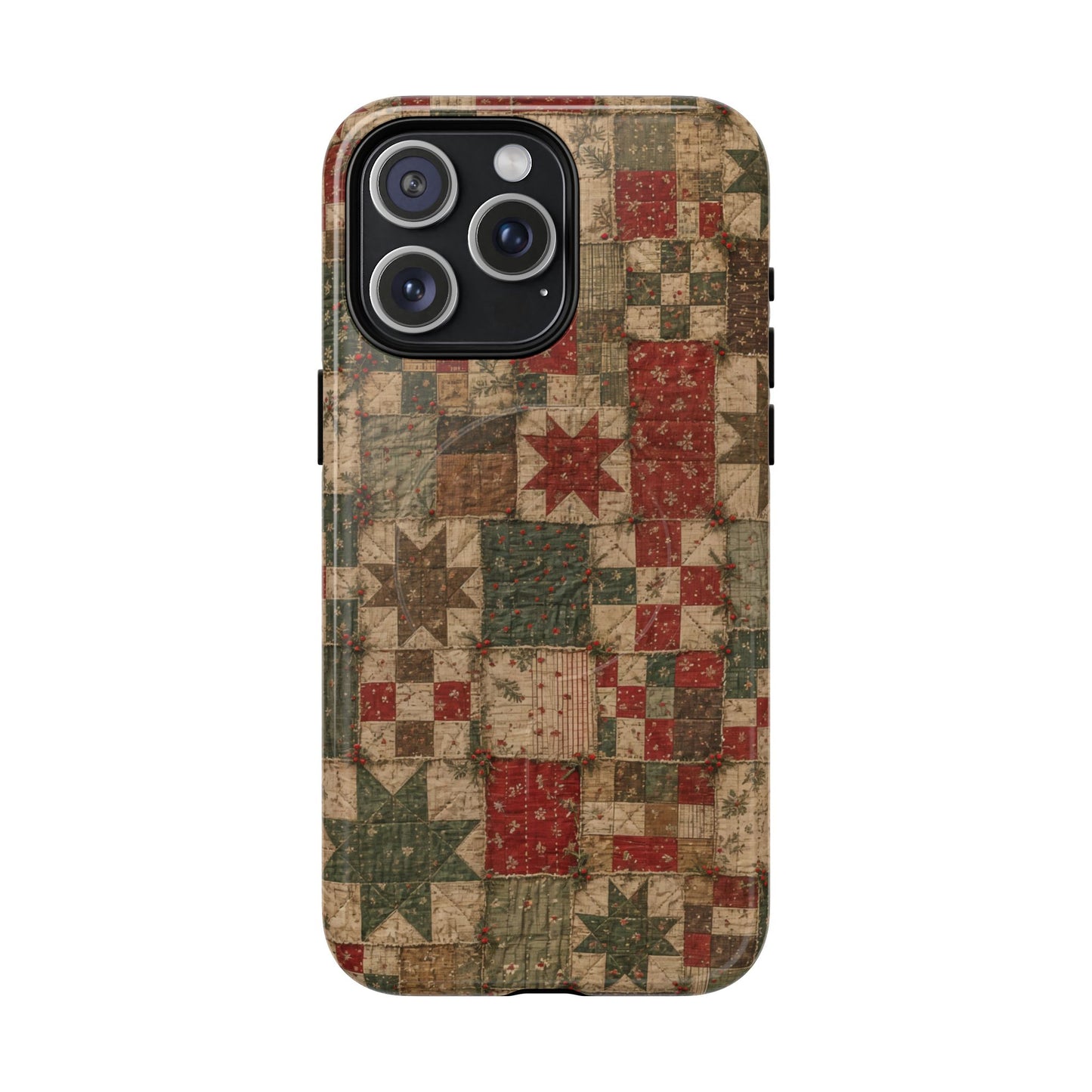 Holly Quilt Magnetic Case