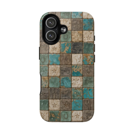 Western Stone Tile Magnetic Case