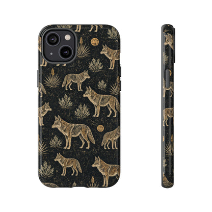 Moonlit Coyote Tough Case