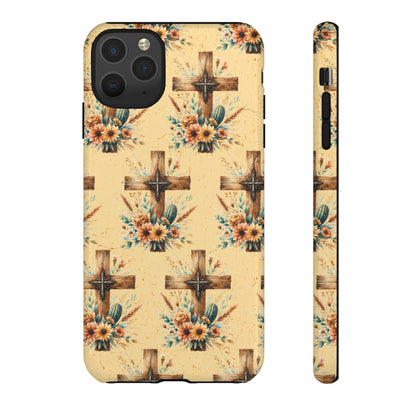 Floral Crosses Tough Case