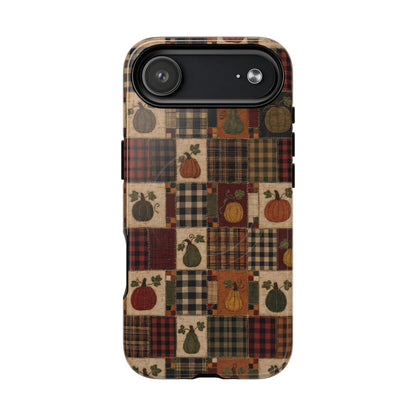 Plaid Pumpkin Magnetic Case