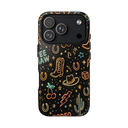 Retro Neon Rodeo Tough Case
