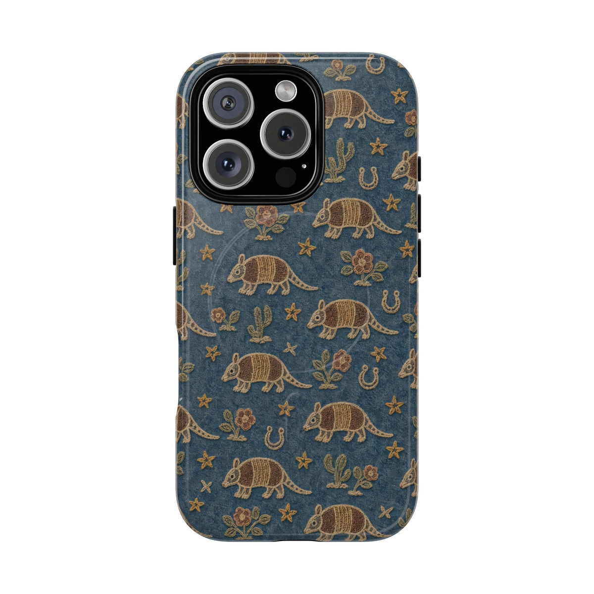Denim Armadillo Magnetic Case