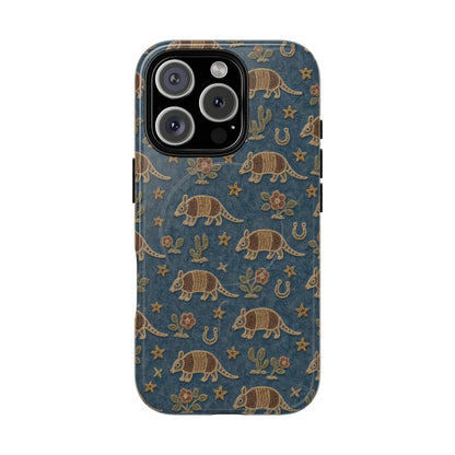 Denim Armadillo Magnetic Case