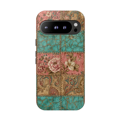 Turquoise Paisley Tough Case