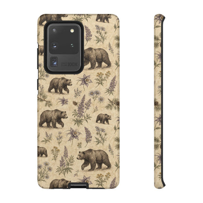 Floral Bear Tough Case