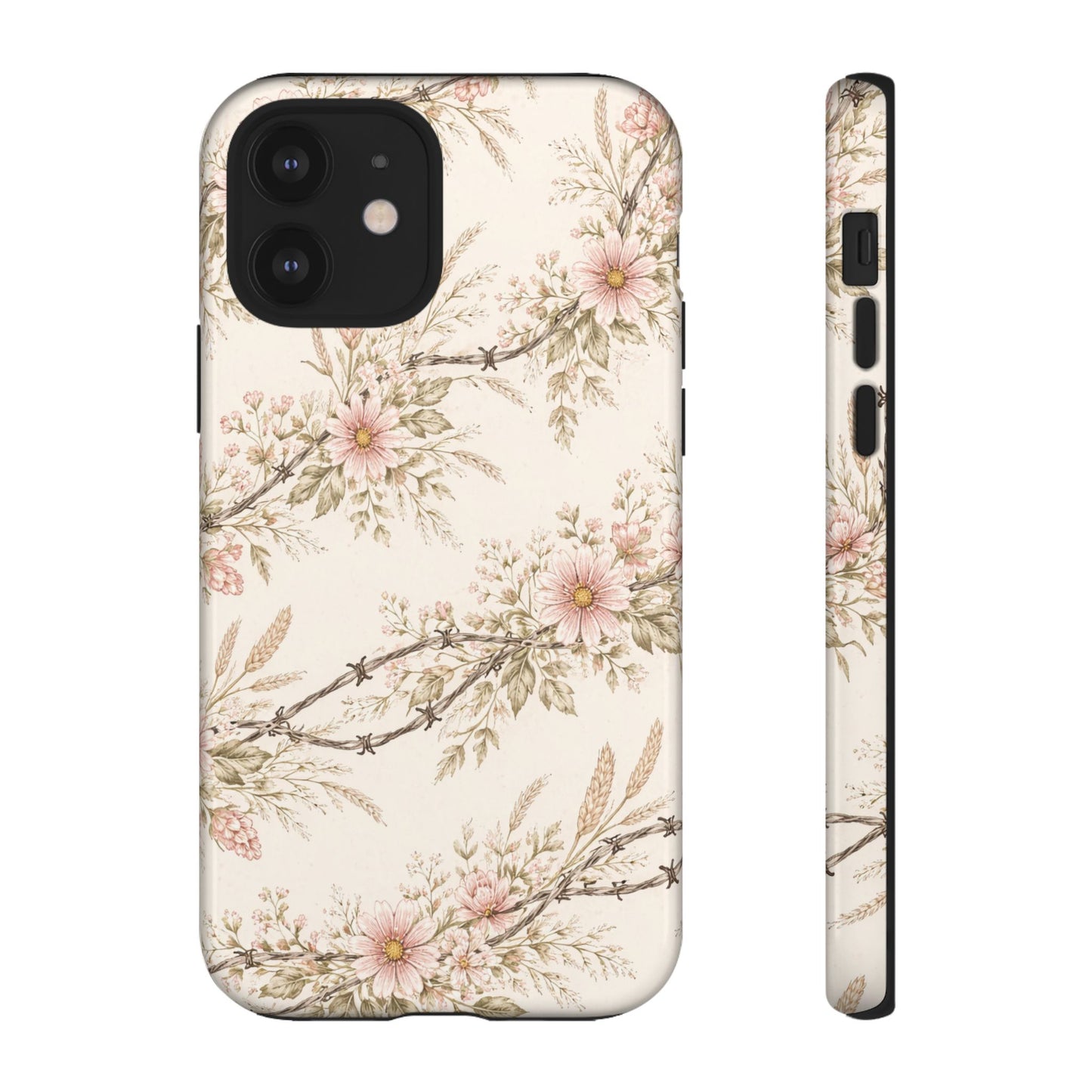 Floral Barbed Wire Tough Case