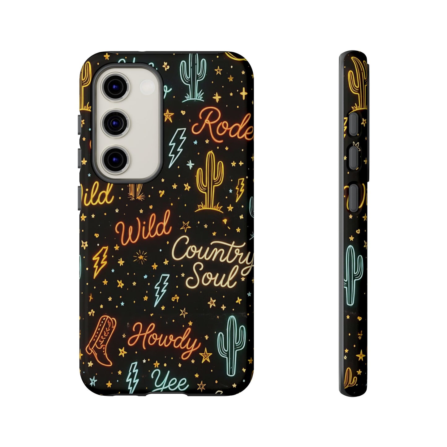 Neon Western Script Tough Case