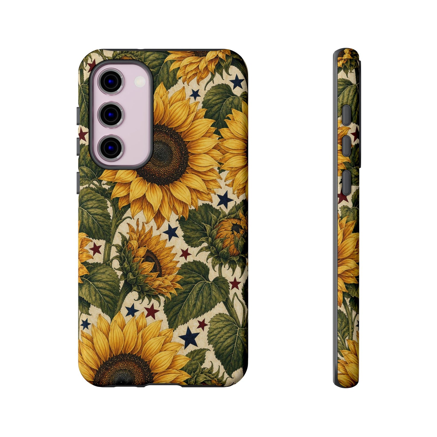 Stars And Sunflowers Tough Case