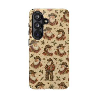 Cowboy Santa Portraits Tough Case