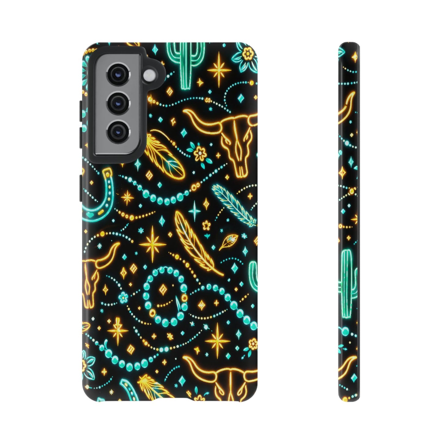 Neon Turquoise Tough Case